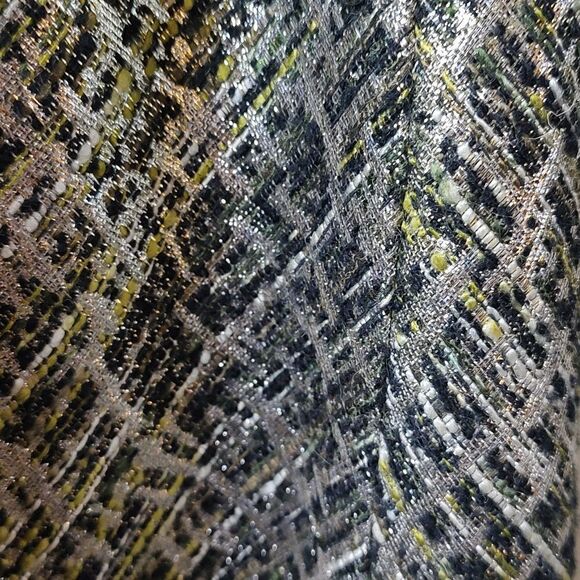 Shoshanna Classically Elegant Metallic Cap Sleeve Bethany Dress Size 8 - Picture 10 of 12